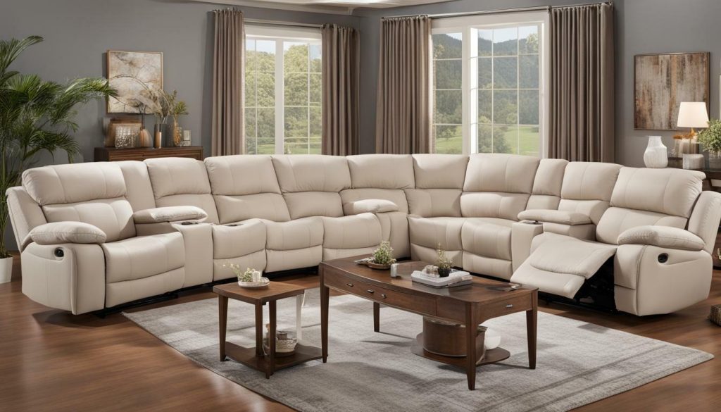 7 seater recliner sofa