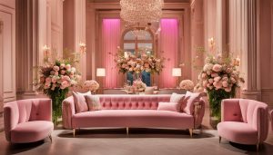 Affordable Pink Margo Sofa Rental