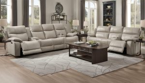 Gaspar Dual Power Reclining Sofa