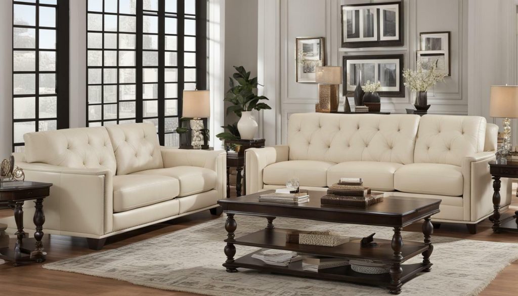 Gianna Top Grain Leather Sofa - Craftsmanship and Durability