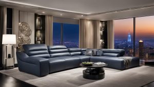 Luxury reclining sofa