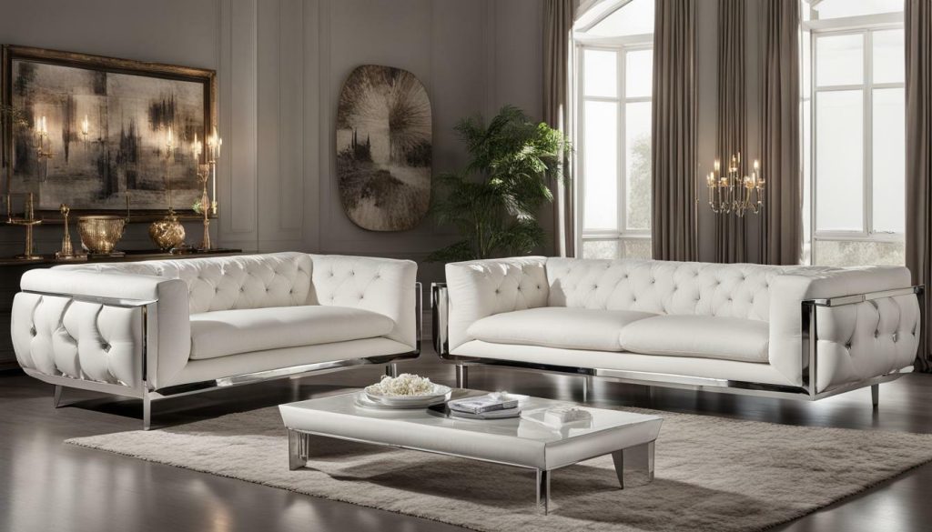 Mario Bellini Leandro Sofa with elegant upholstery