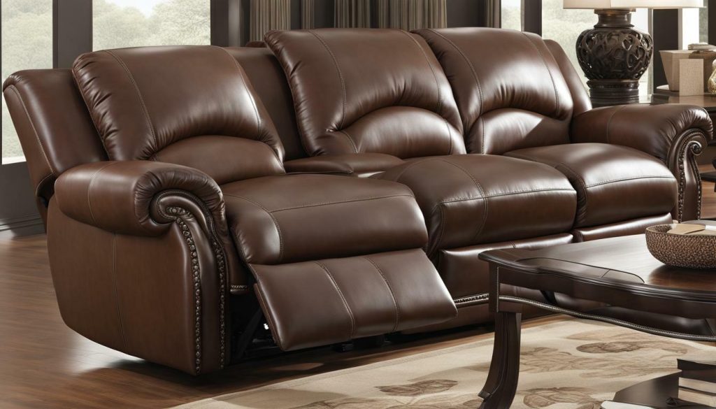 Messina reclining sofa customization options