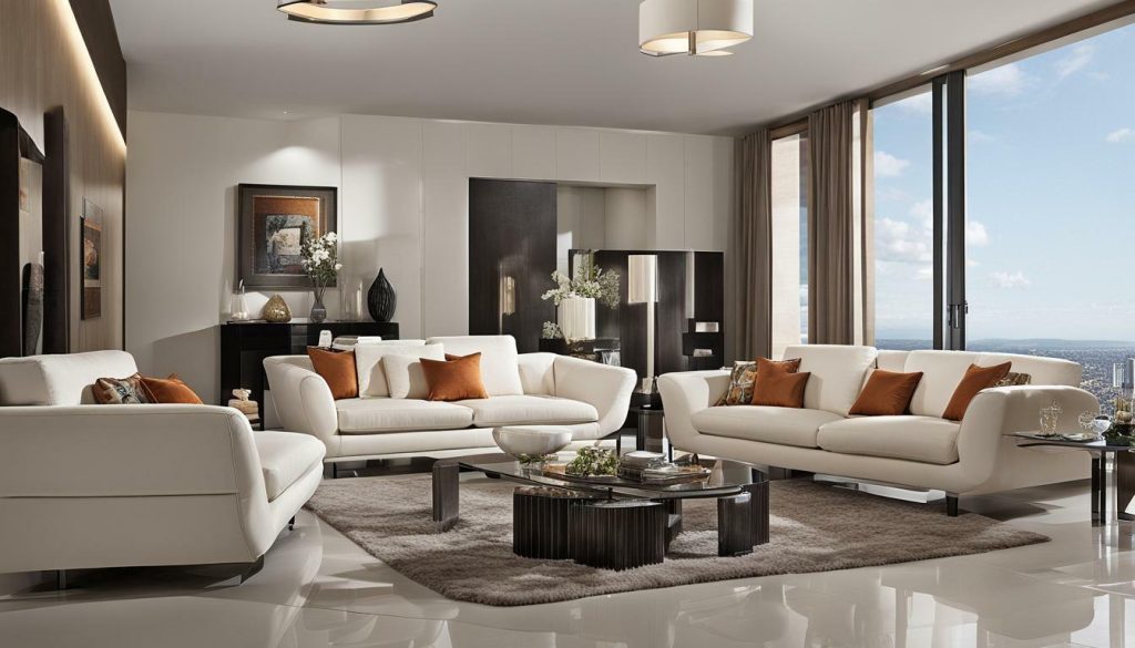 Modern living room with Incanto Sofa