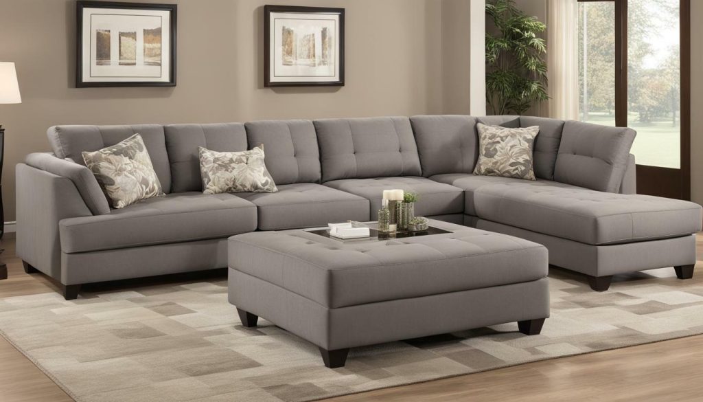 Poundex Sectional Sofa