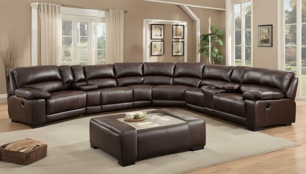 Poundex sectional sofa