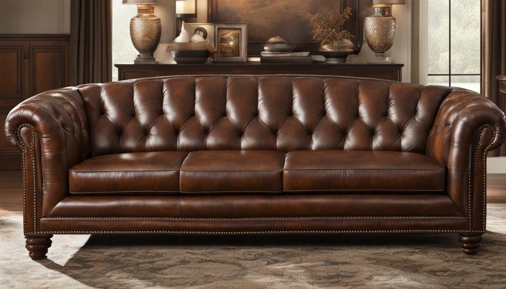 Remington Sofa Leather Texture