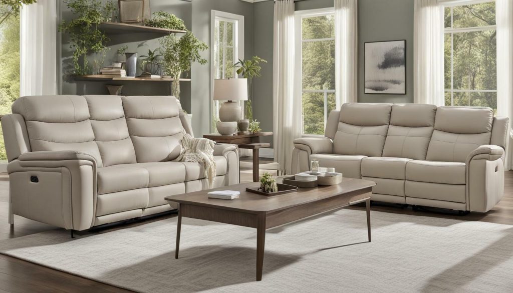 Wentler Power Reclining Sofa in a living room