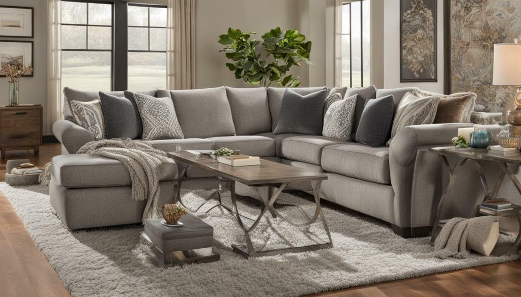 albany pewter sofa