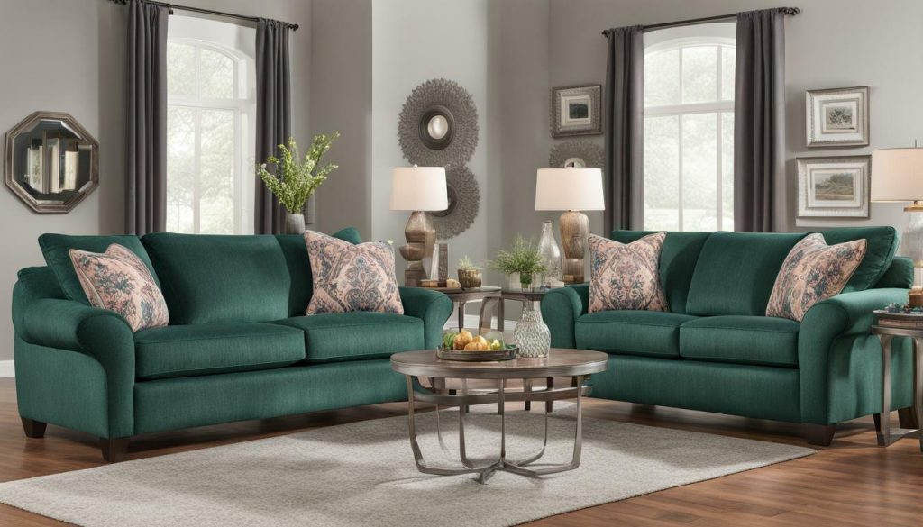 albany pewter sofa color options