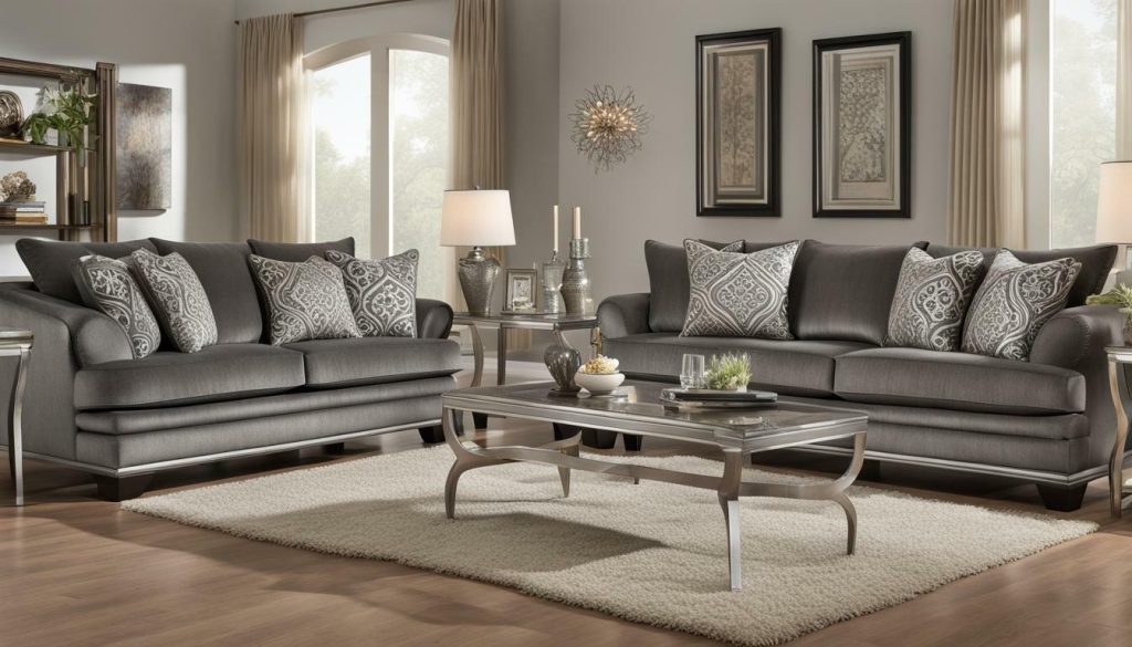 albany pewter sofa price