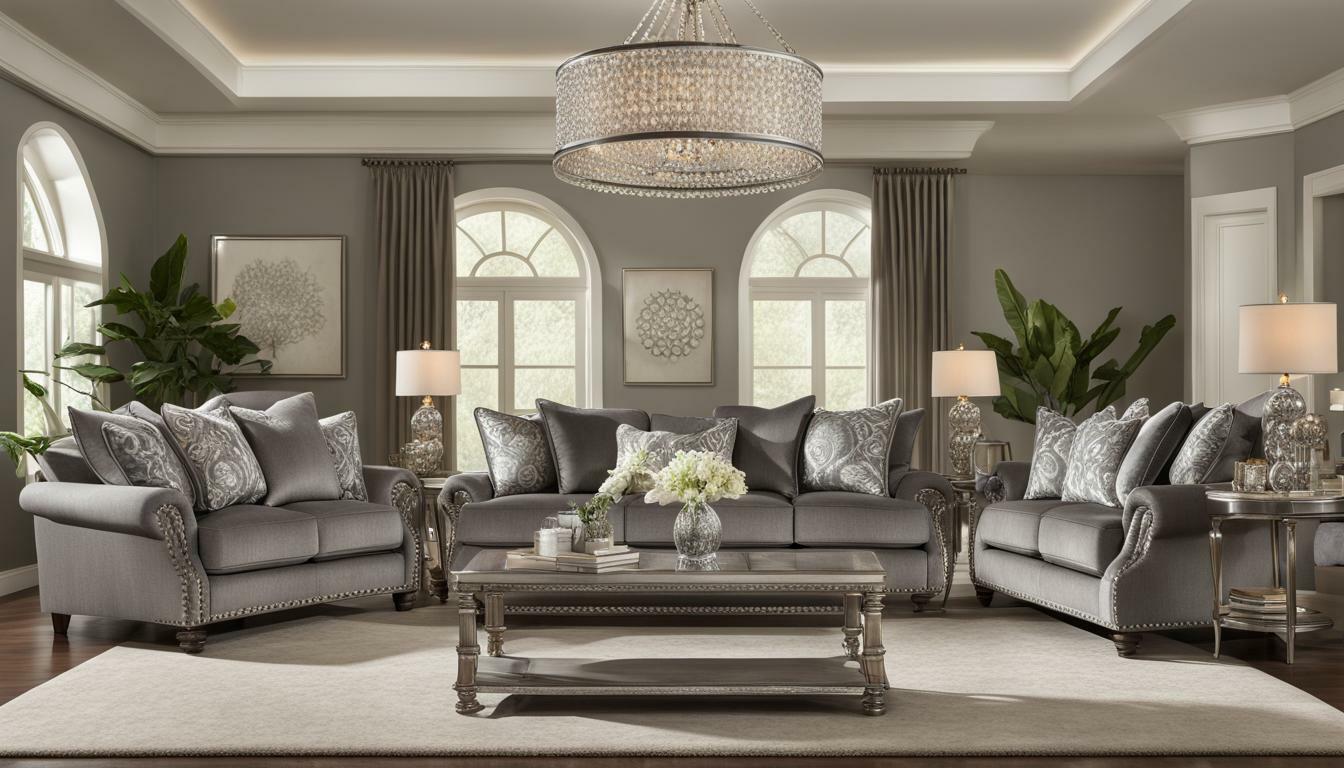 albany pewter sofa