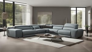 austere manual reclining sofa