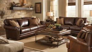 barcelona brown leather sofa