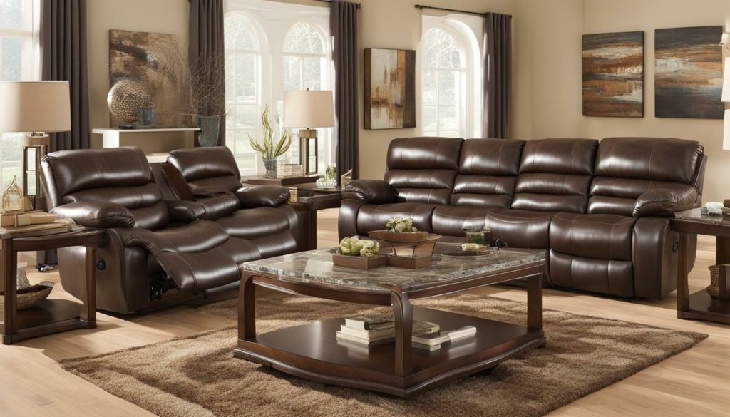 brassville reclining sofa