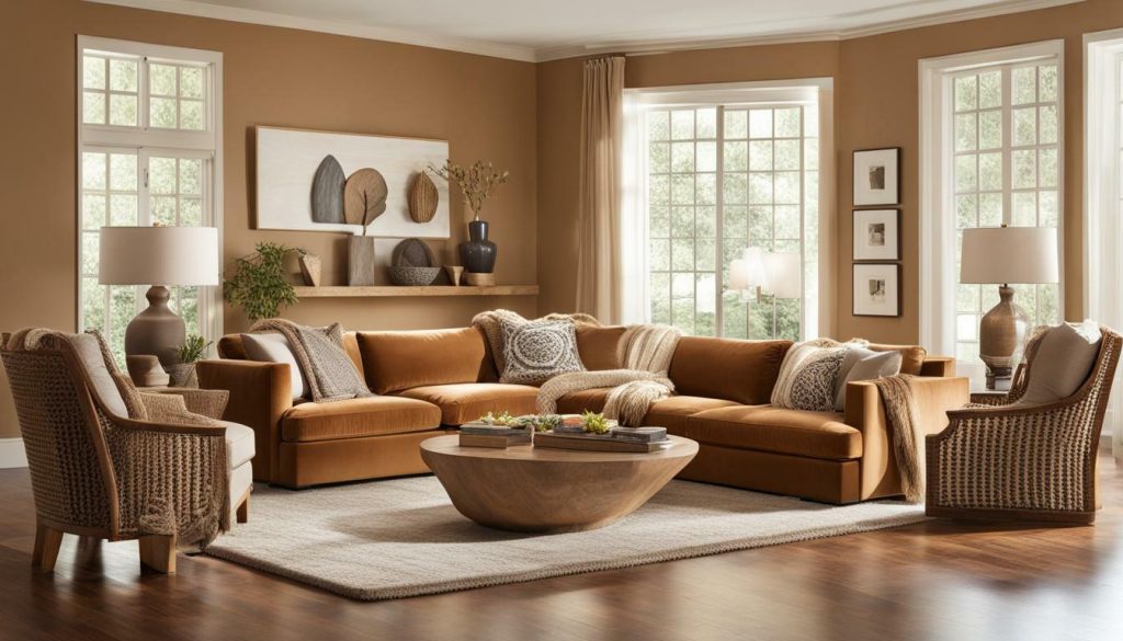 caramel sofa for sale