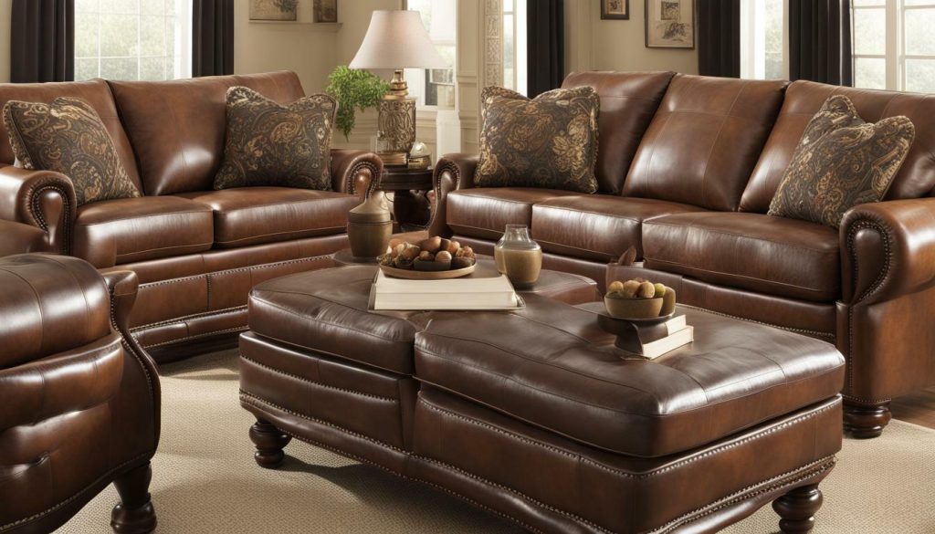 classic leather sofa