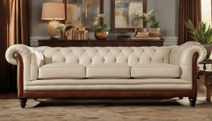 comfortable leather sofa