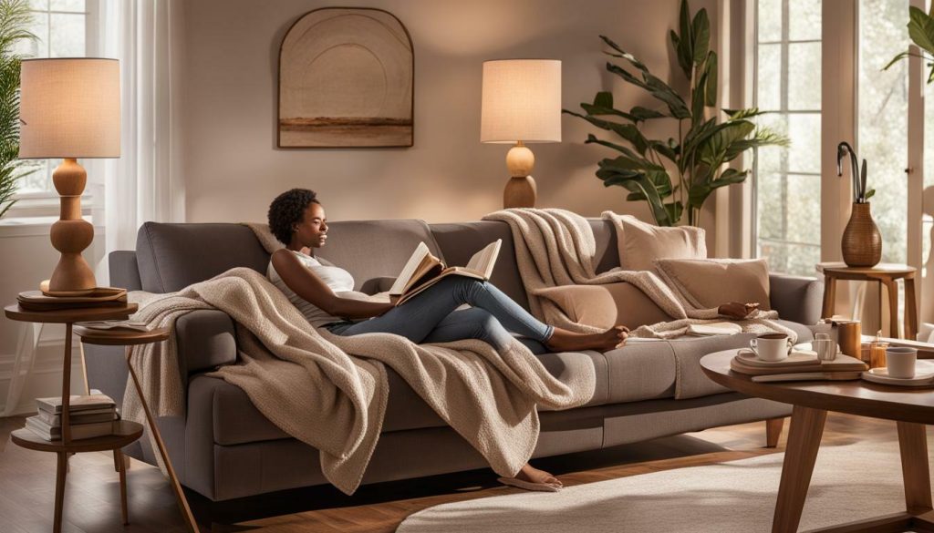 comfortable reclining sofa