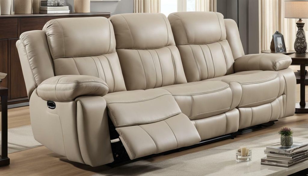 comfortable reclining sofa