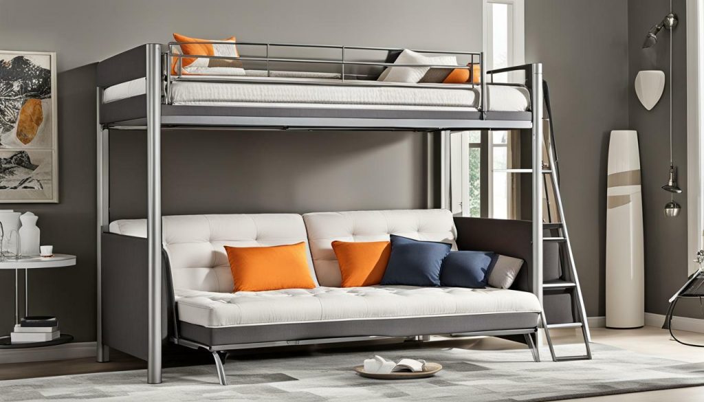 compact bunk bed