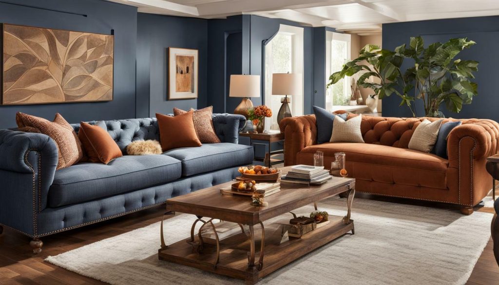 denim chesterfield sofa