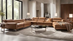 digio leather sofa