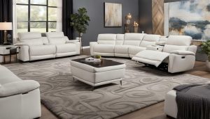 gaspar dual power reclining sofa