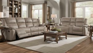 gaspar dual power reclining sofa