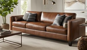 genuine leather sofa