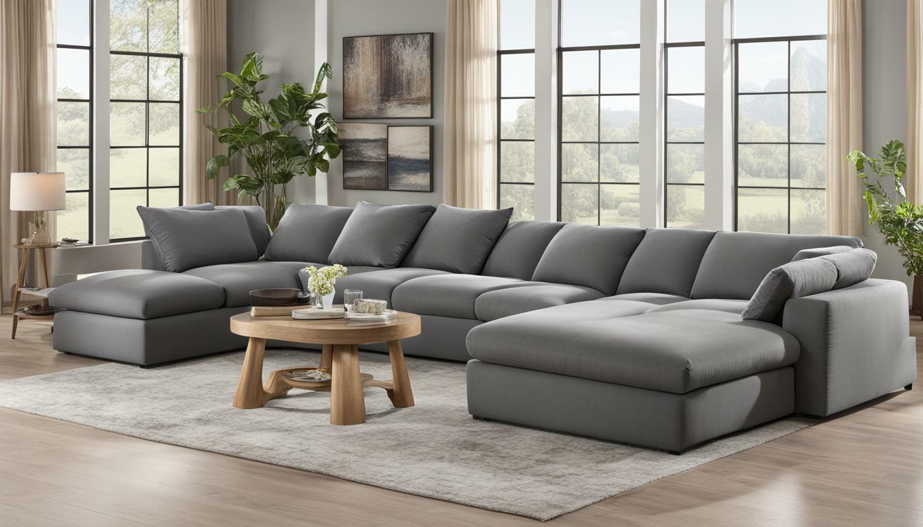 gimma 3-piece modular sofa with chaise