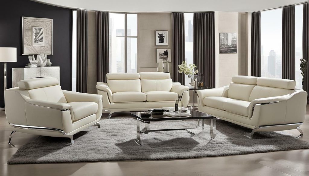 kavier 90 leather sofa