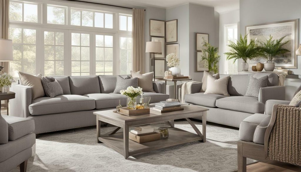 laurel gray sofa