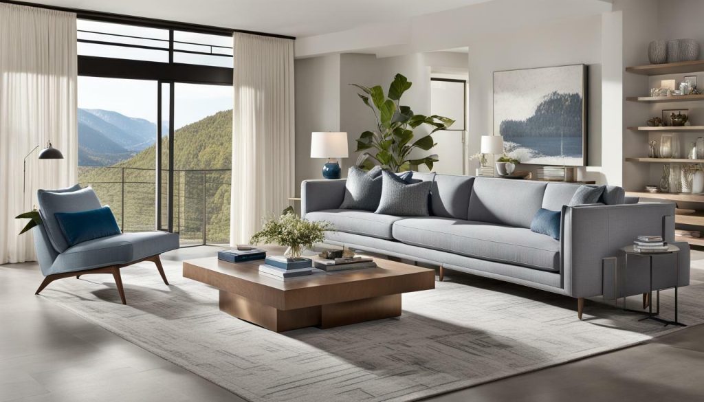 laurel gray sofa