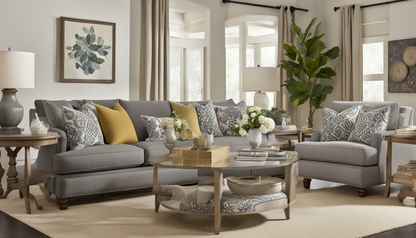 laurel gray sofa