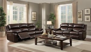 leather reclining sofa