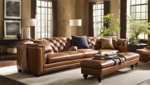 luxury leather sofa