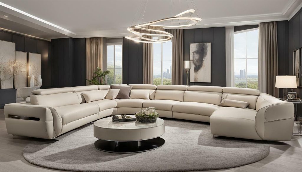 modern sectional sofa