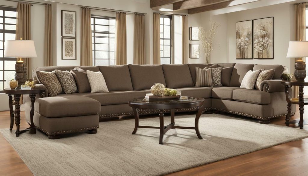 nailhead trim sectional