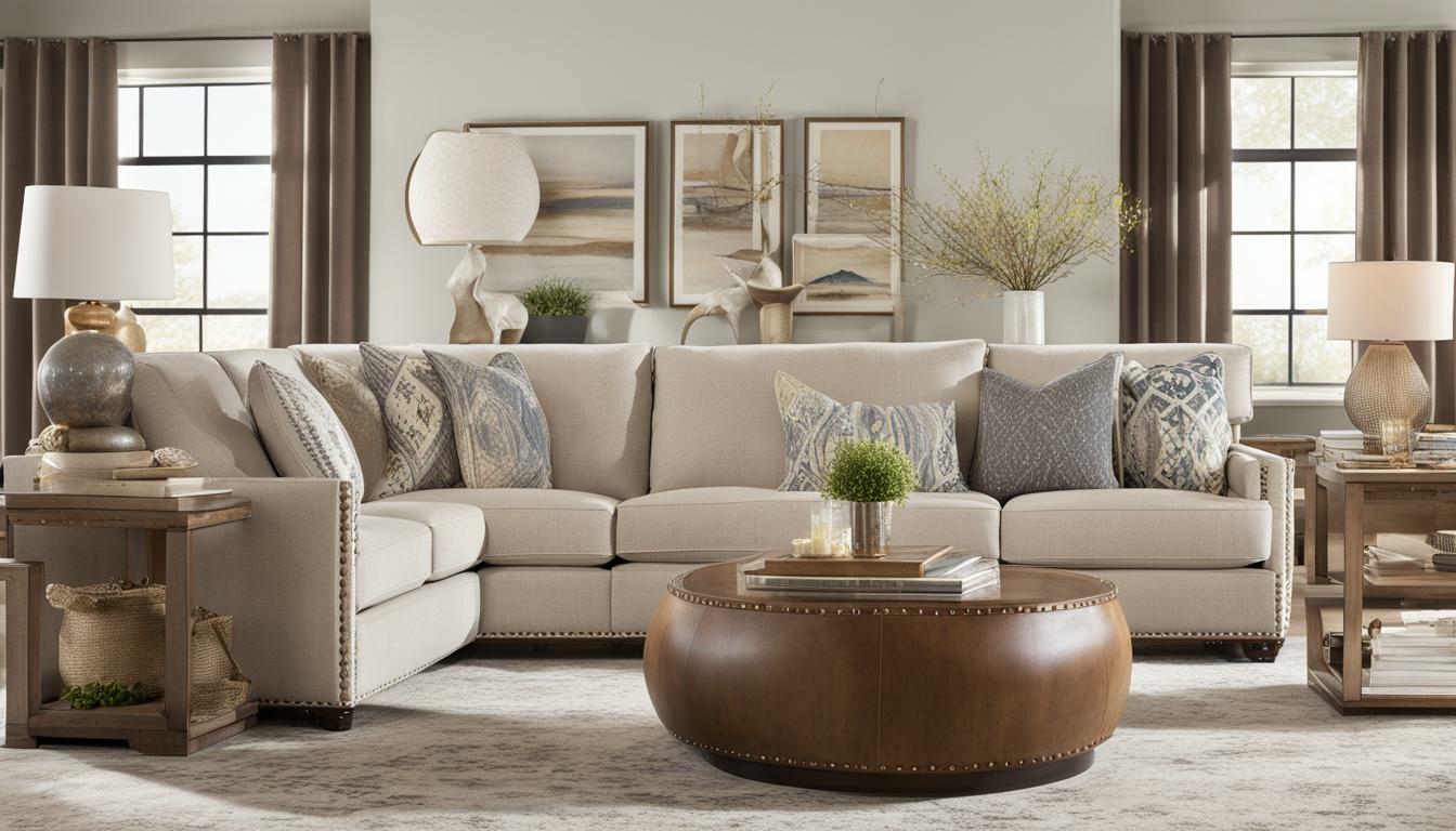 nailhead trim sectional sofa