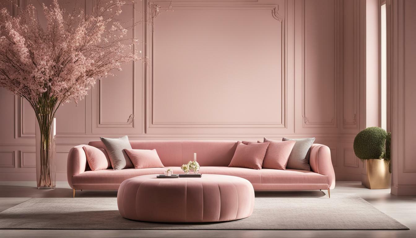 pink margo sofa rental