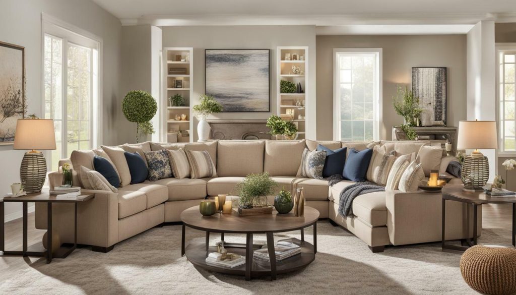 poundex sectional sofa