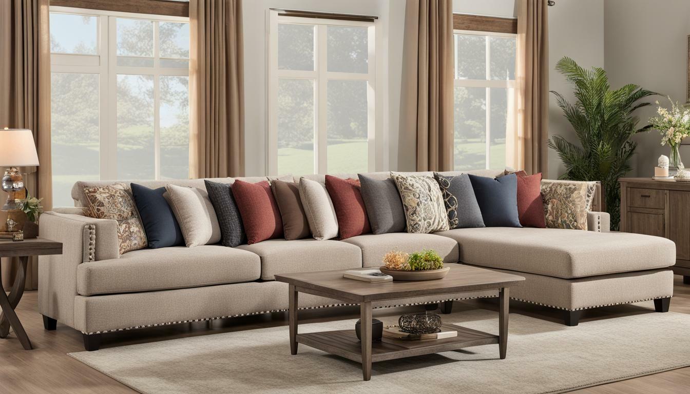 poundex sectional sofa