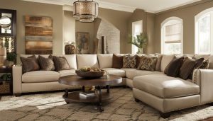 sofa with nailhead trim