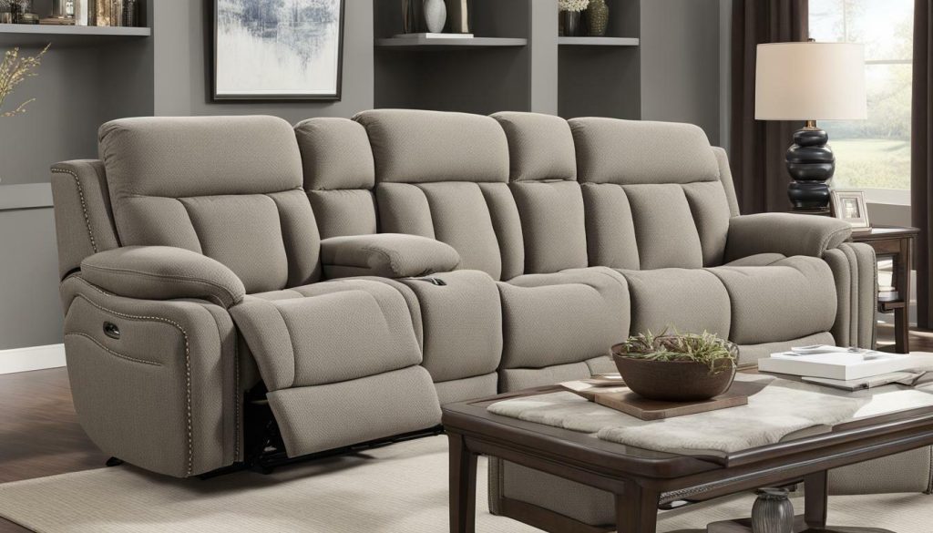 sofa with power headrests