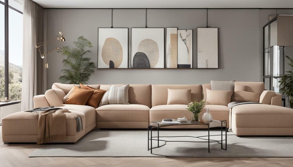 tanavi 3-piece modular sofa maintenance and longevity