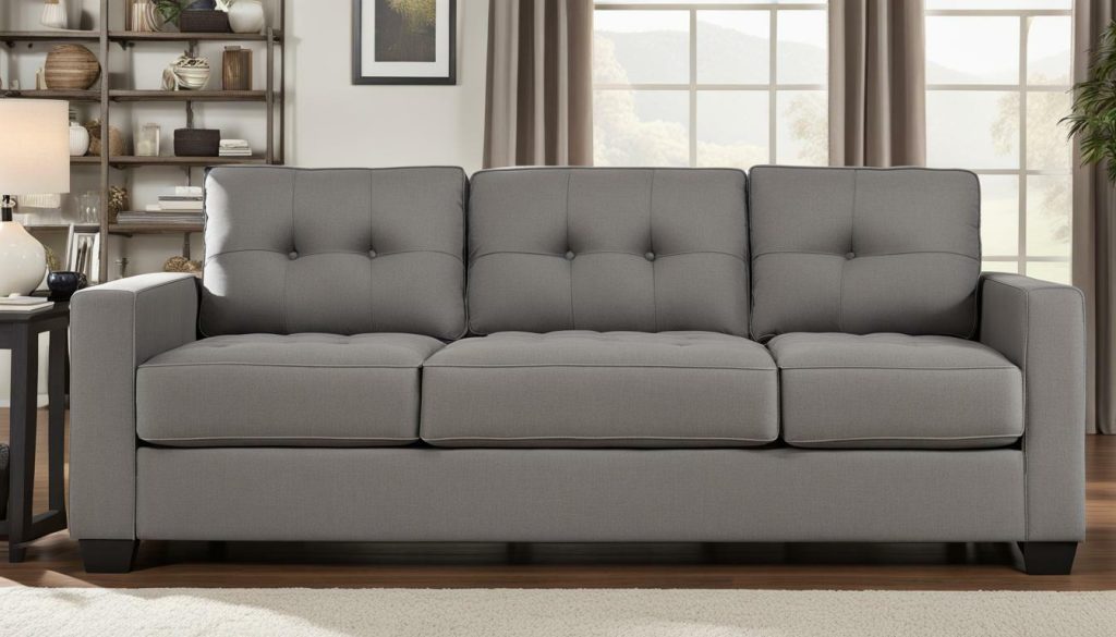 Sleeper sofa with queen bed