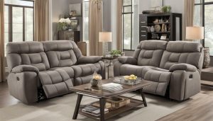 cheers fabric power reclining sofa