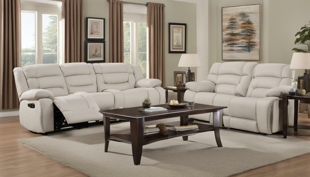 comfortable reclining sofa