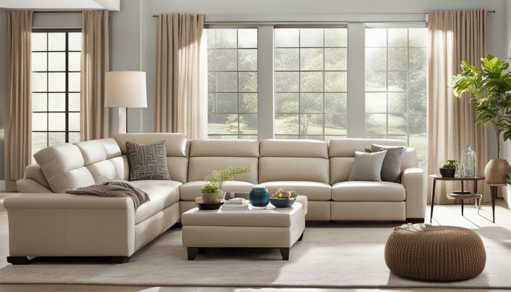 modern reclining sofa